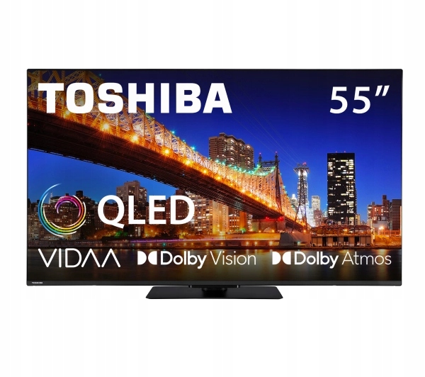 Telewizor Qled Toshiba 55QV3F63DG 55'' 4K Hdr Smart Tv Vidaa Dolby Vision
