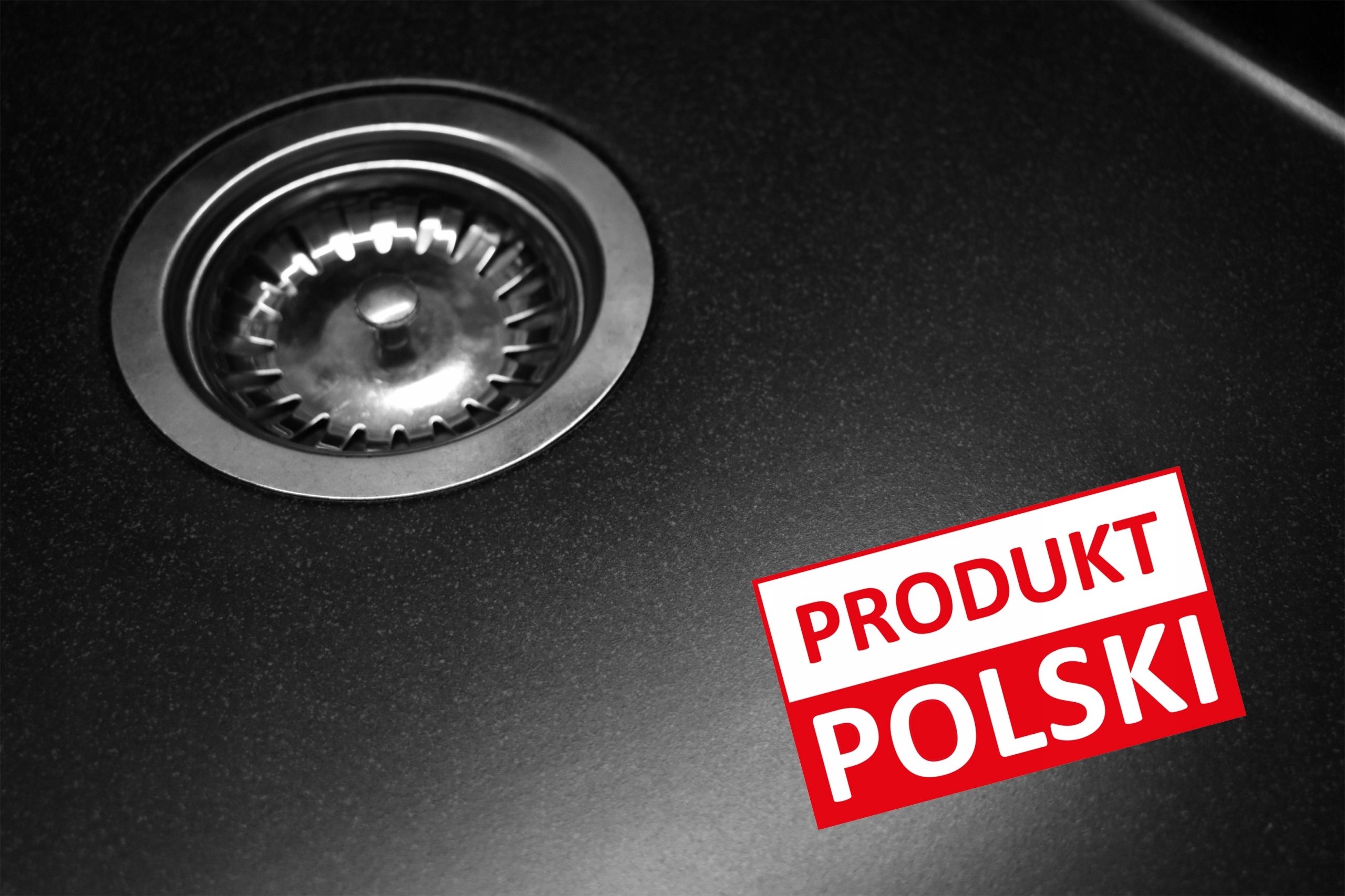 ZLEW ZLEWOZMYWAK GRANITOWY+BATERIA GRANITOWA+SYFON Zawartość zestawu zlew + bateria