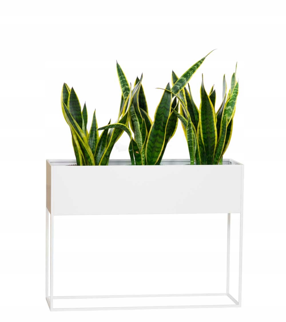 

Donica Metalowa X-long Rodos, 60 cm Biała