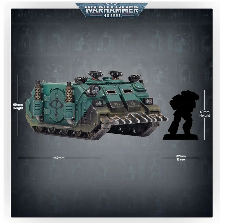 Legiones Astartes - Deimos Pattern Rhino System Warhammer 40000