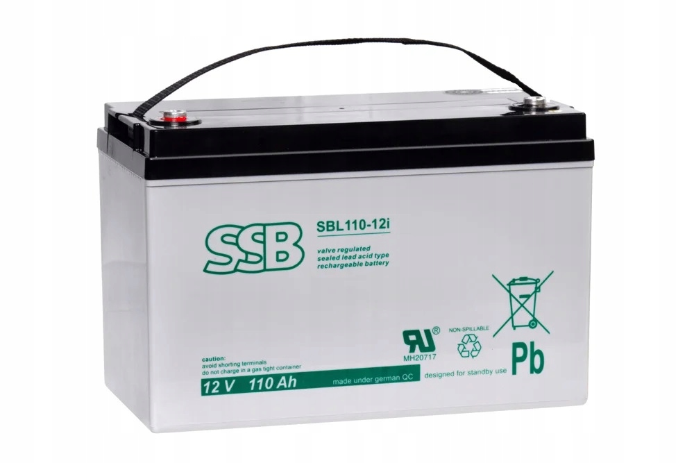 Akumulator Ssb Battery 12V 110Ah SBL110-12i kasa, Ups, kamper, łódź, itp.