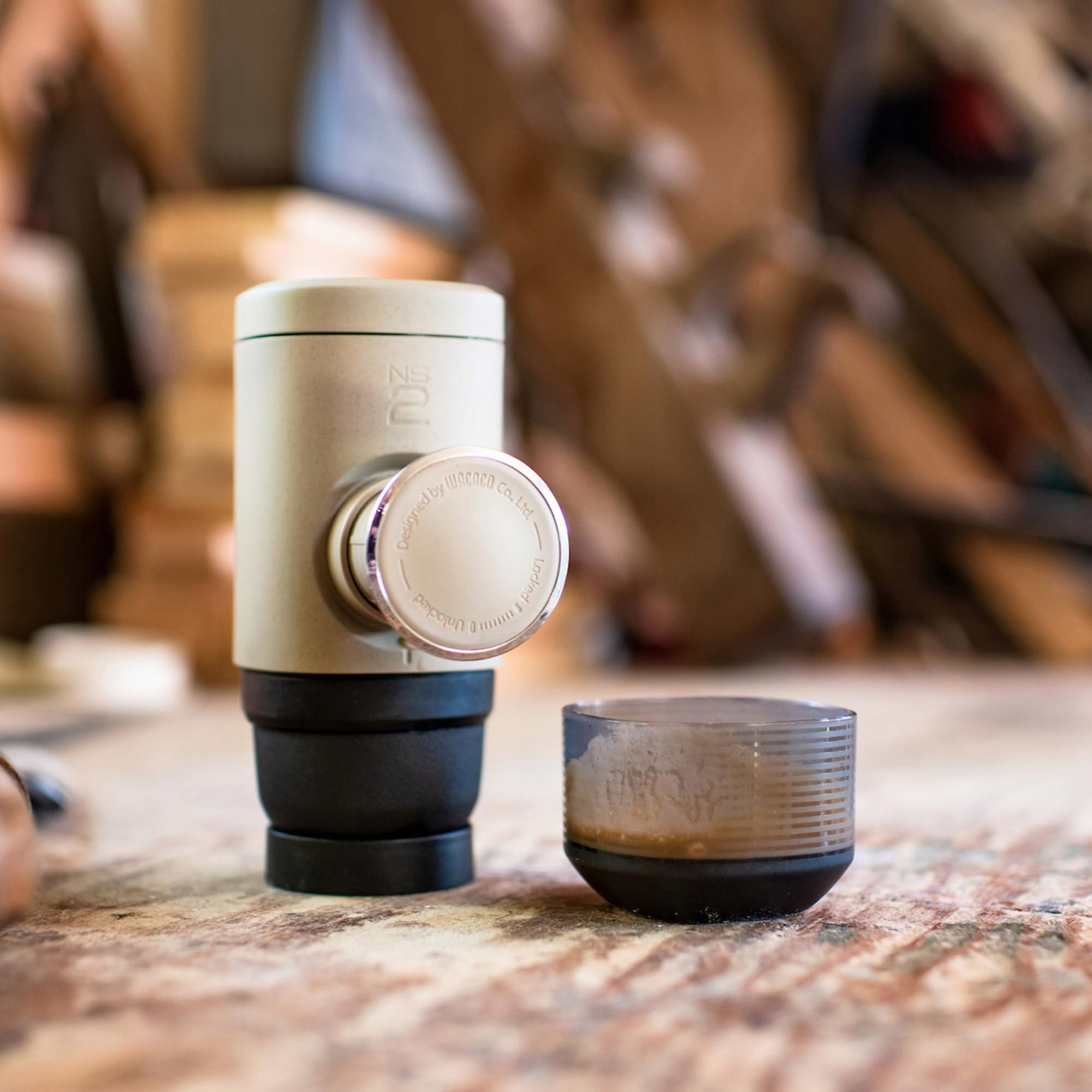 WACACO Minipresso NS2: Przenośna Ekspres Do Kawy z Kapsułkami Nespresso — miniatura 8