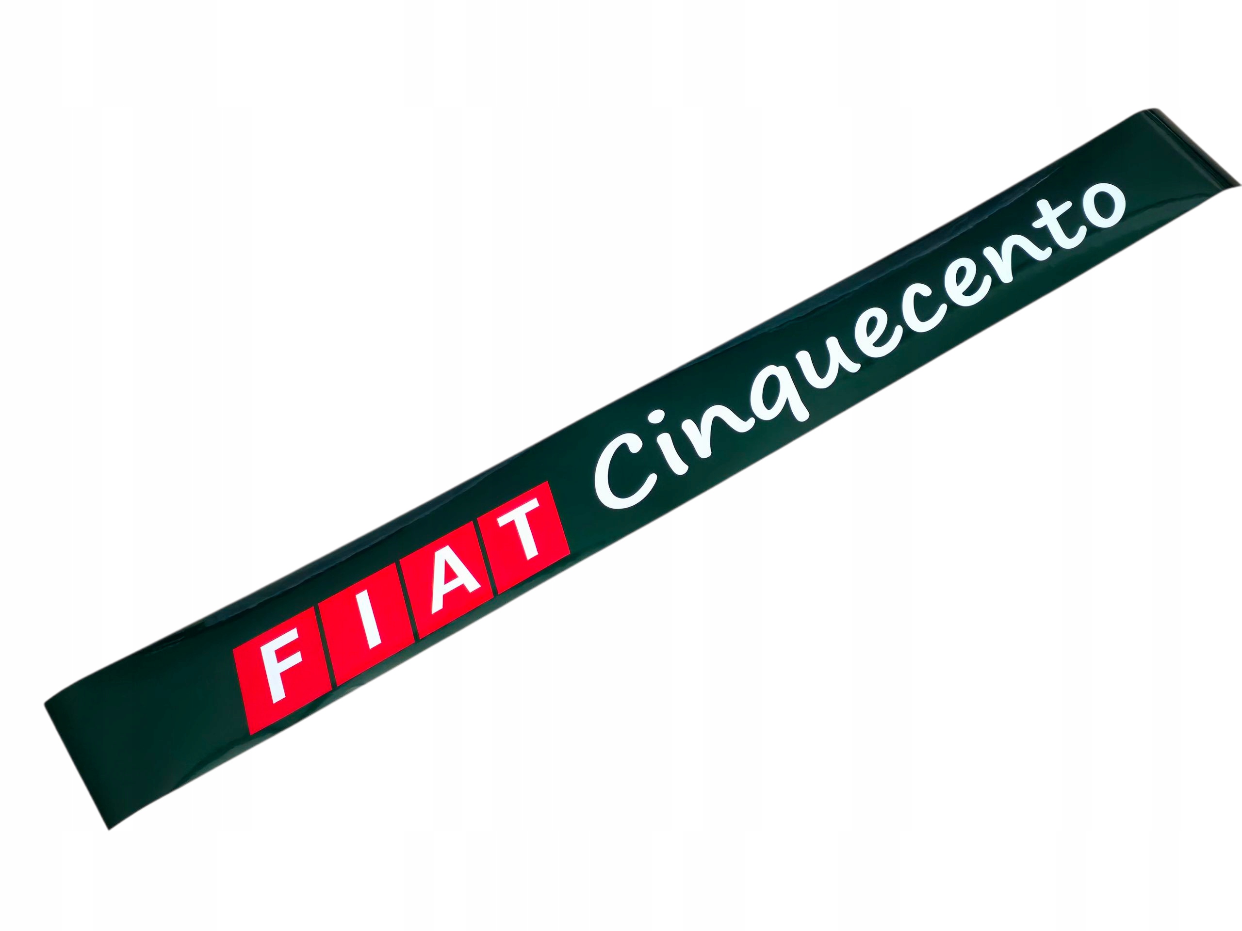 Pas przeciwsłoneczny naklejka red Fiat Cinquecento