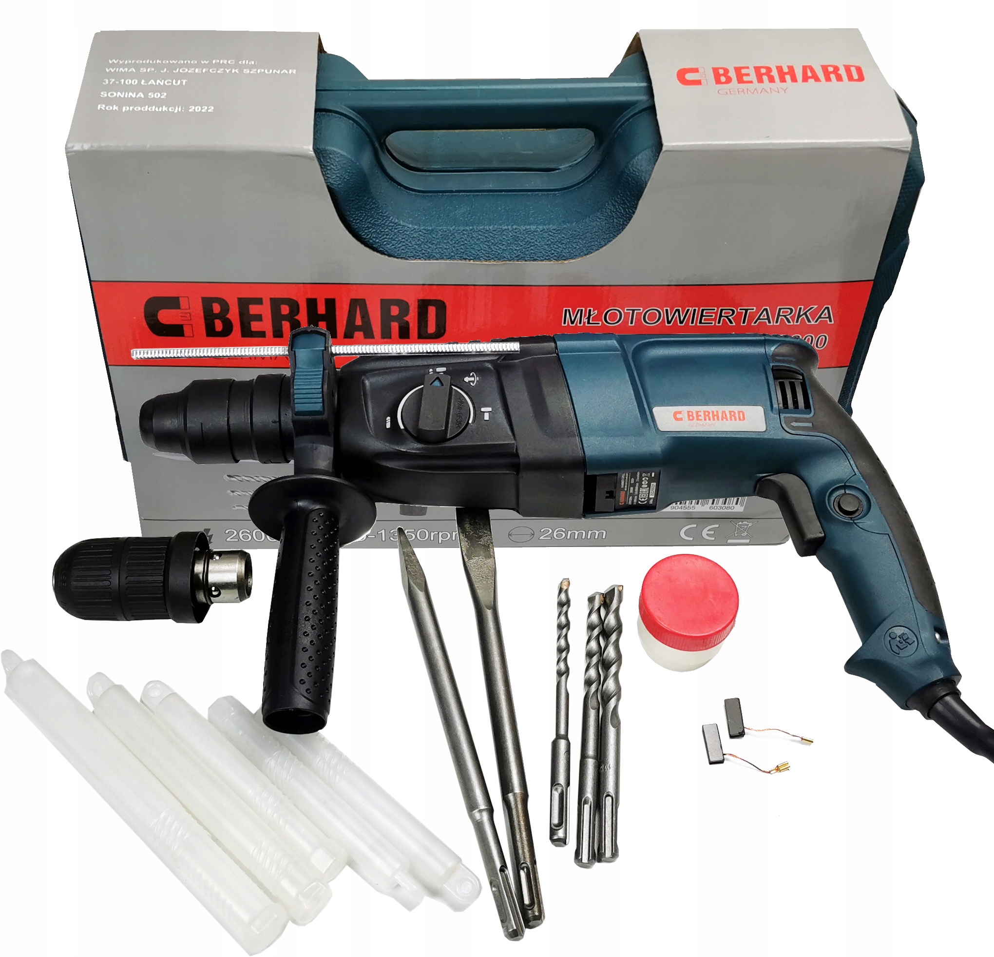 MŁOTOWIERTARKA WIERTARKA MŁOT UDAROWY BERHARD SDS+