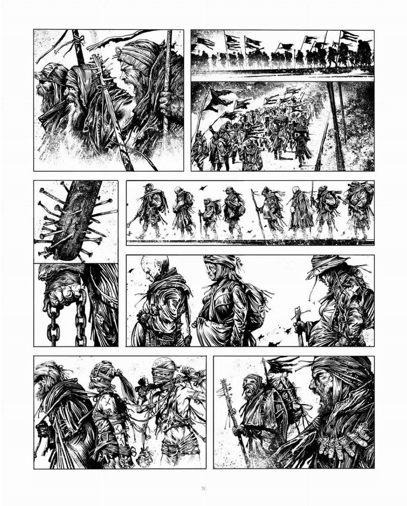 DROGA Manu Larcenet wyd. LIMITOWANE DELUXE biało-czarne Mandioca NOWY folia Okładka twarda