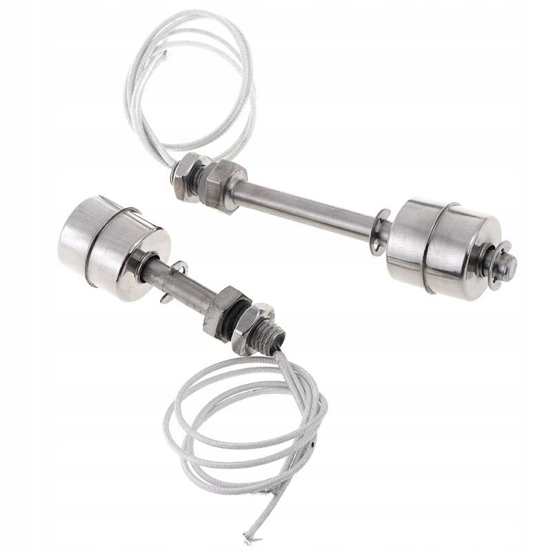 Czujnik Pływakowy Poziomu Wody INOX 200 mm