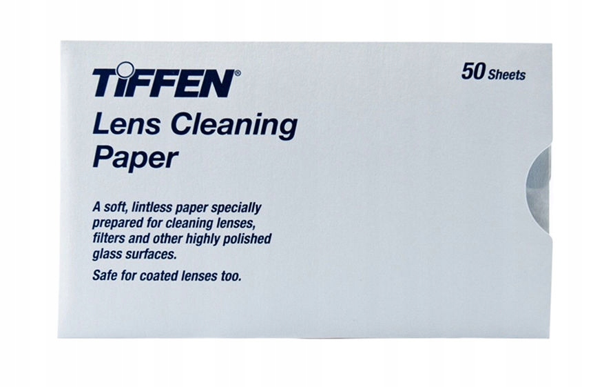 

Tiffen papier bibułki do czyszczenia soczewek opty