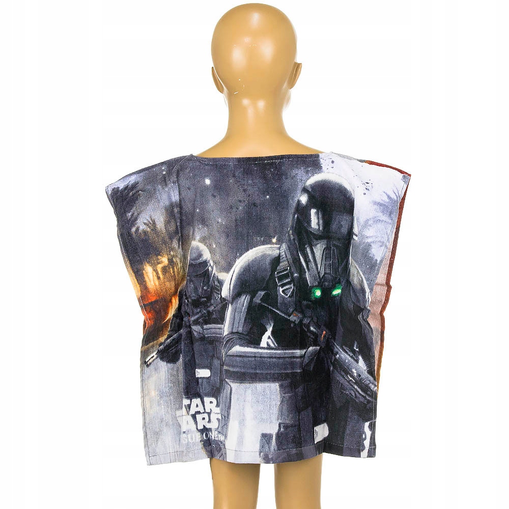 Ponczo z kapturem mikrofibra 55x110cm Star Wars Marka Key