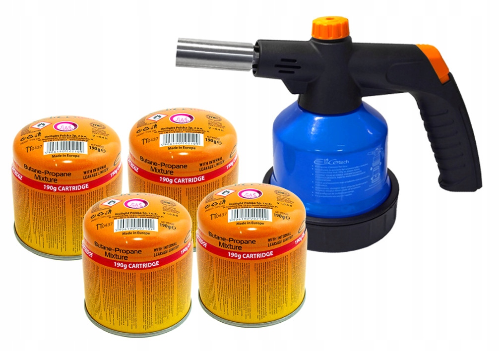 

Lutlampa Palnik lampa do lutowania gazowa 4xGAZ