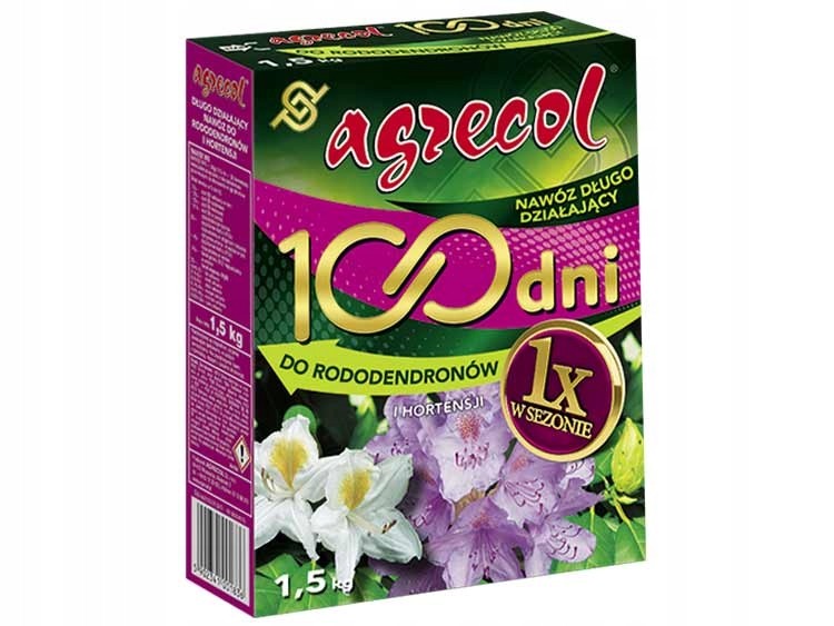 

Nawóz rododendron i hortensji 100dni 1,5kg Agrecol