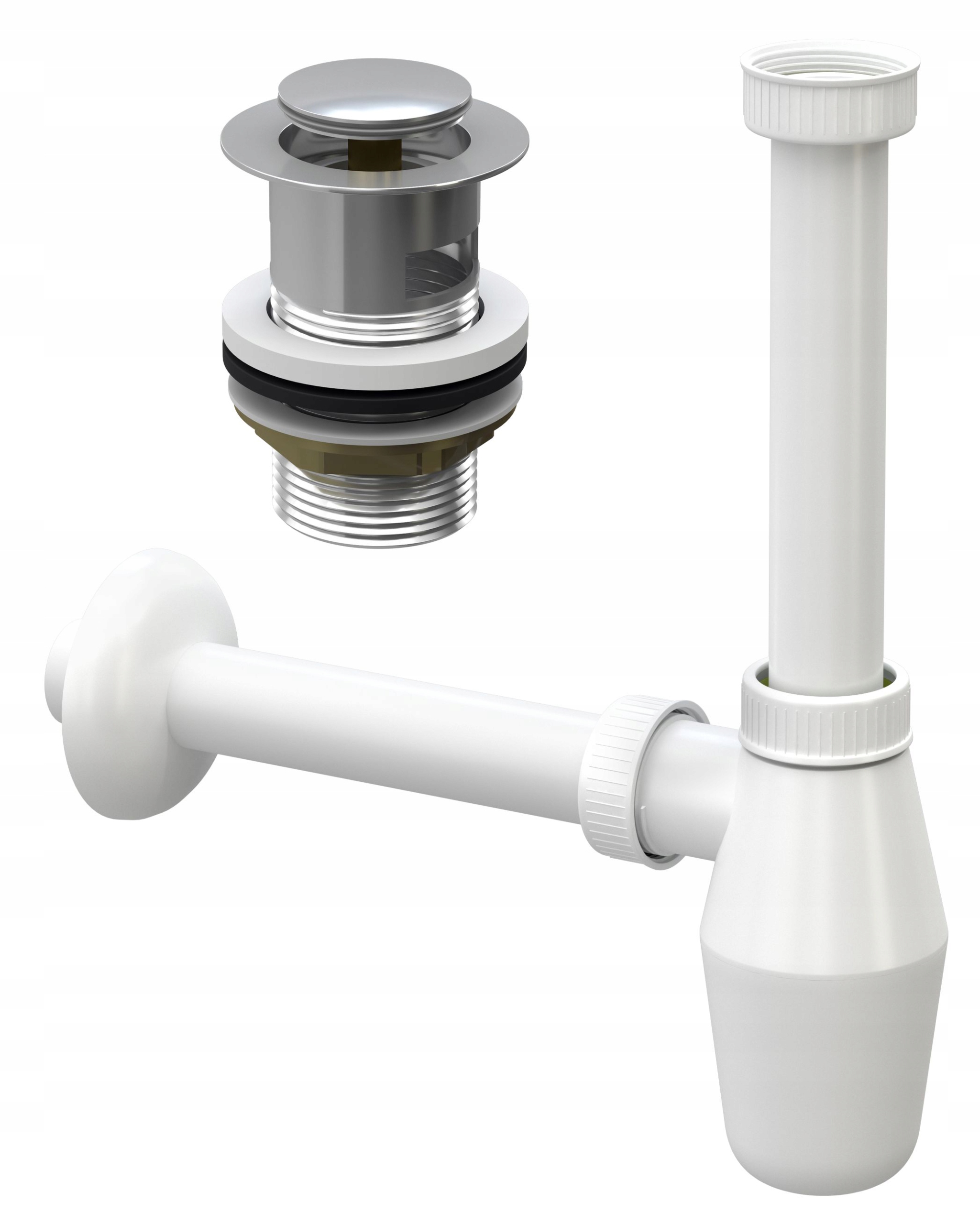 

Korek Klik Klak Syfon Do Umywalki Z Przelewem