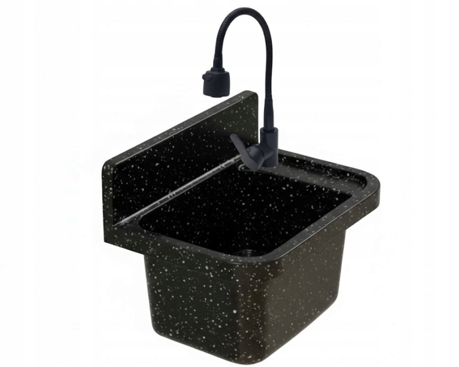 Technický dřez 50x34 cm pro garážovou prádelnu, dílnu, stojánková baterie Flex