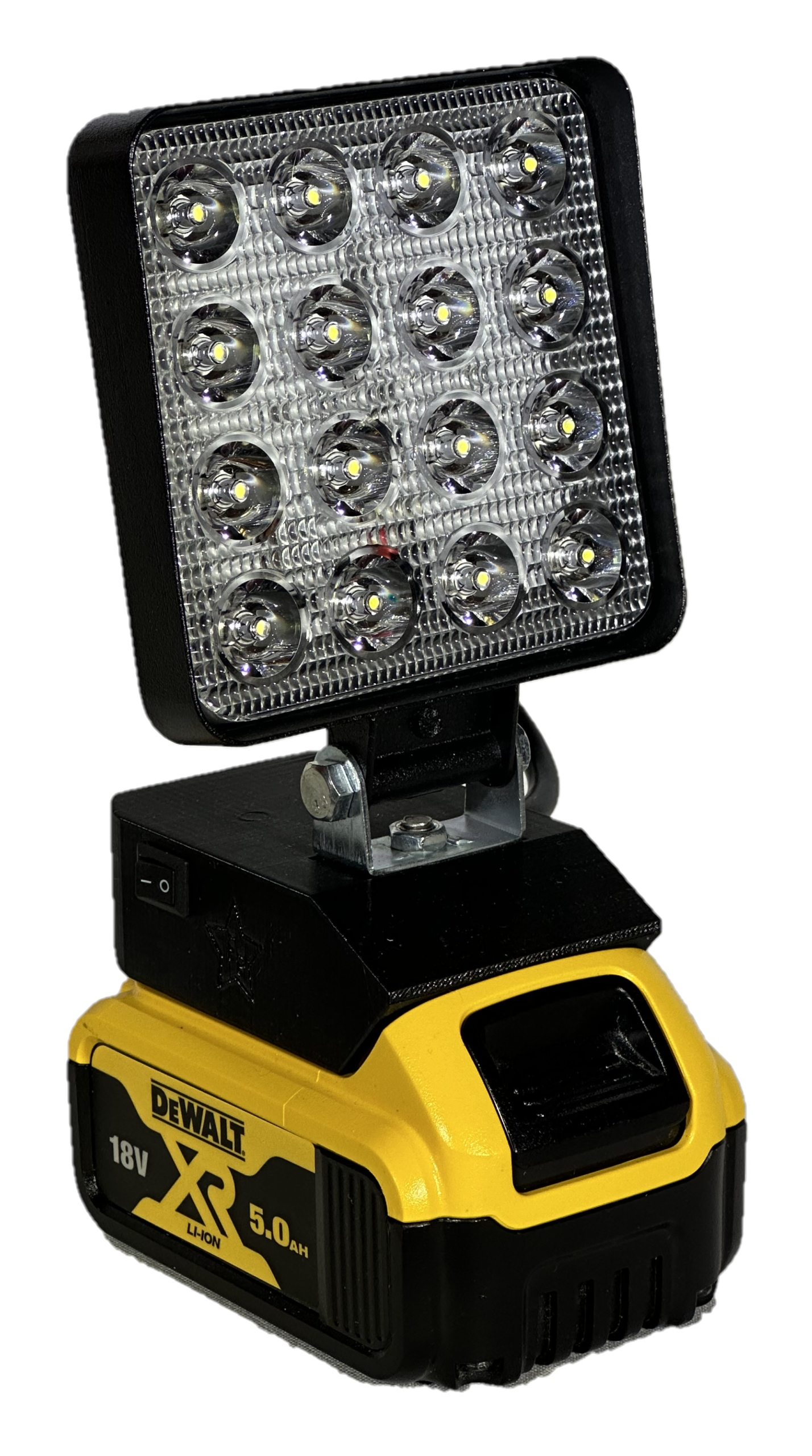 Lampa Lampka Led Dewalt Robocza Adapter Do Baterii Halogen 48W Mocna 18-20v