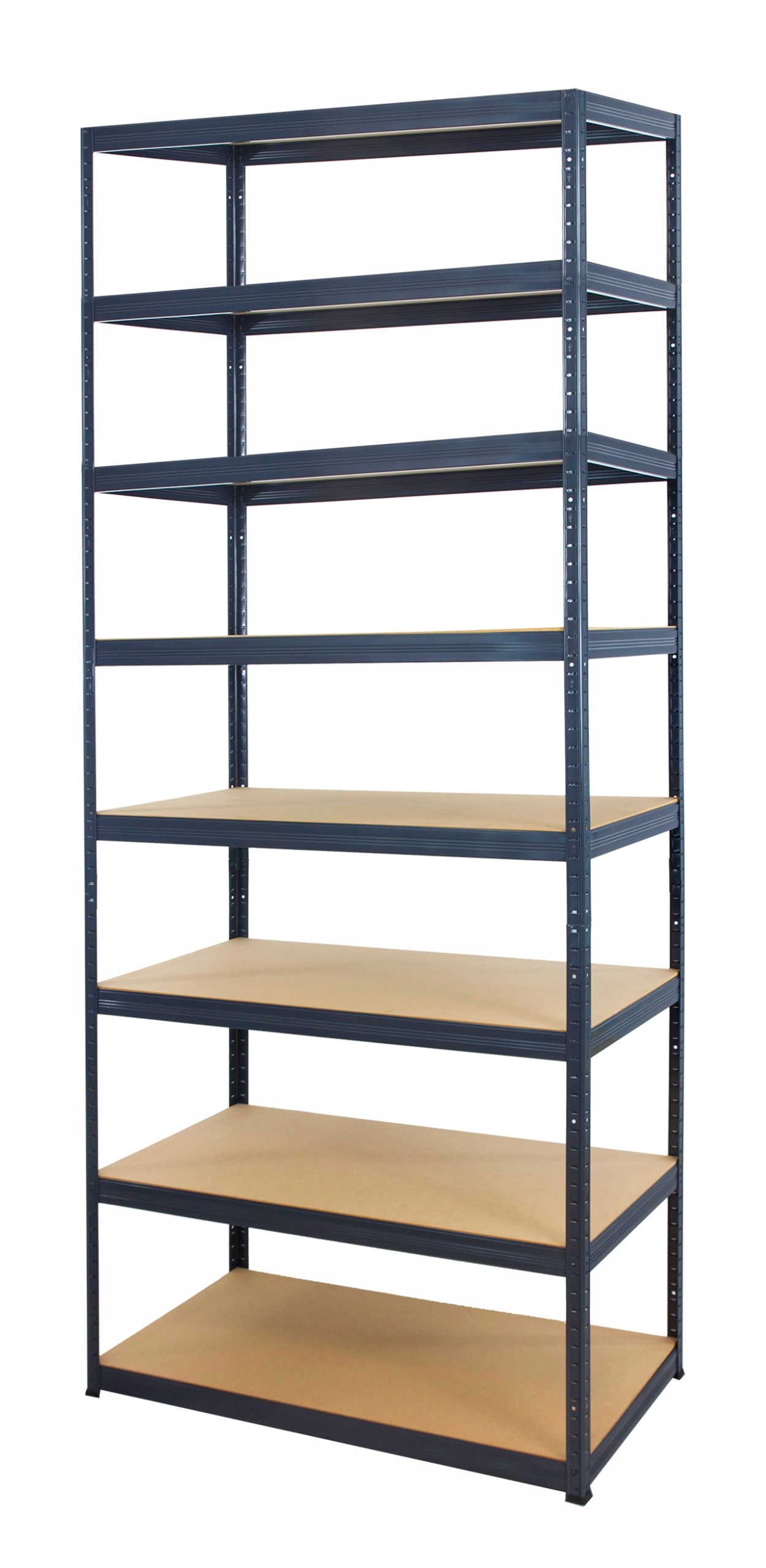 Kovový skladový regál garážový Helios premium 270x120x50 8x175 kg