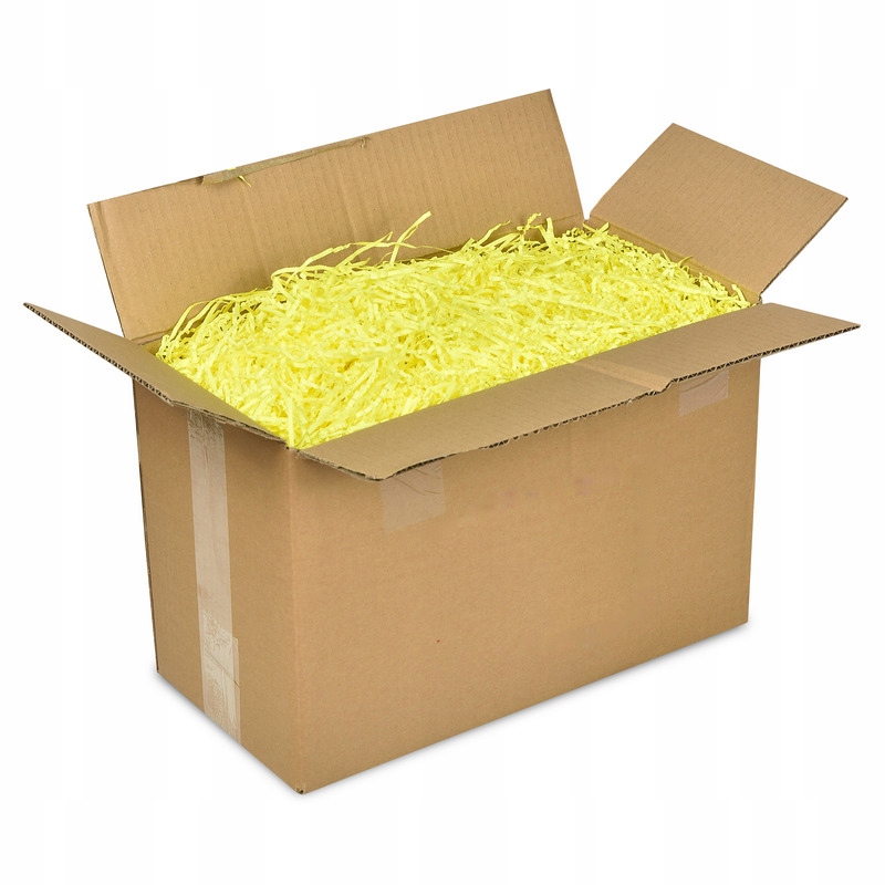 WYPEŁNIACZ NATURALNY papierowy EKO ZÓŁTY NEON