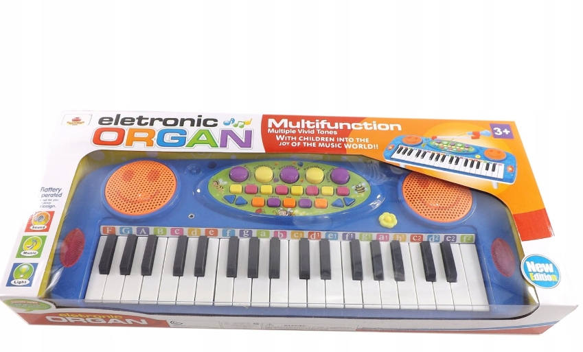 PIANINKO ORGANY RÓŻOWE MIKROFON BĘBENEK NAGRYWANIE