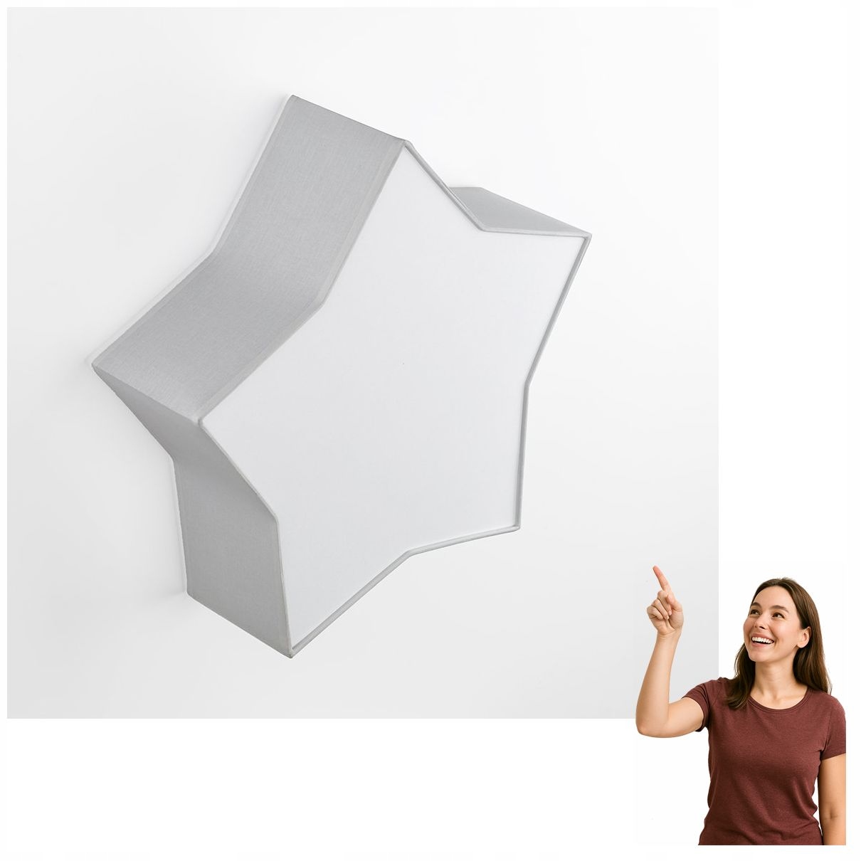 Stropní Stropní svítidlo Star Gray 6972 Tk Lighting Lighting