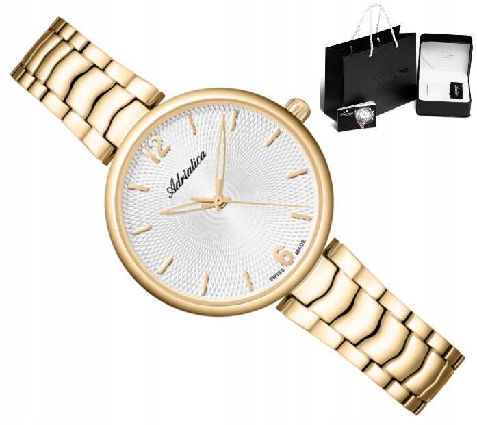 Dámské Elegantní Švýcarské Hodinky S Ozdobami Adriatica A3790.1153Q