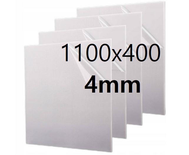 Plexi Plexa deska na míru mléčná opál 110 cm x 40 cm x 4 mm