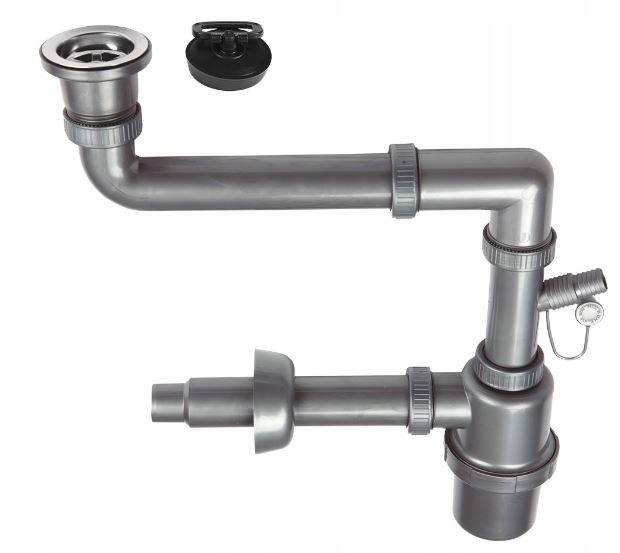 1 Komorový Dřezový Sifon S Klik-klak Zátkou 3.5'
