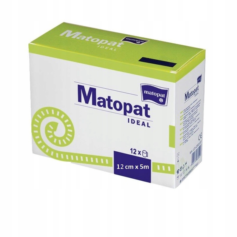 

Matopat Ideal elastyczny, uciskowy 12cmx5m 12 szt.