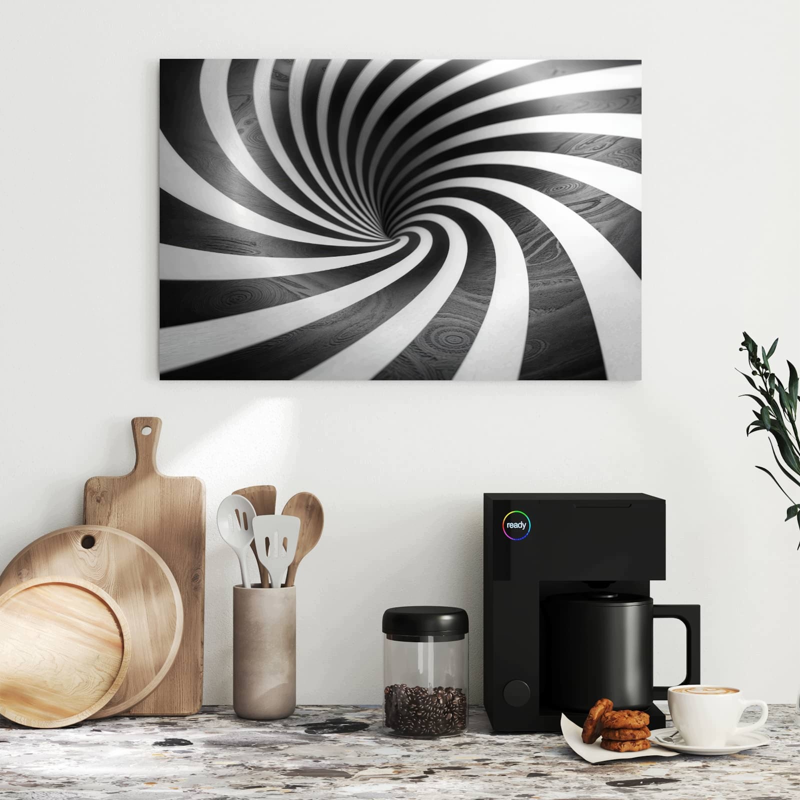 Magnetická tabule Hipnotyzujoucy Vzor 60 × 40 cm