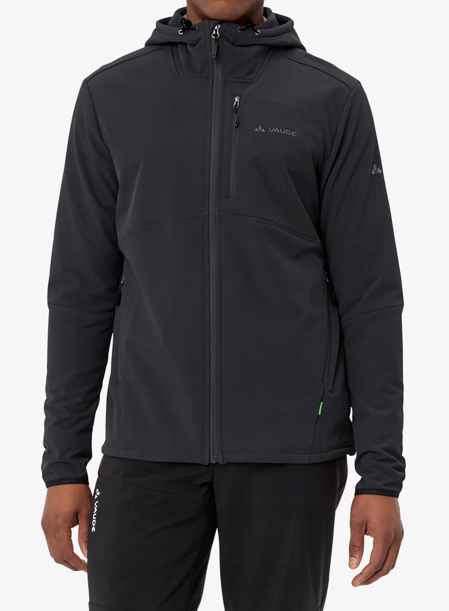 Fleecová bunda Vaude Elope Stormfleece Hoody černá M