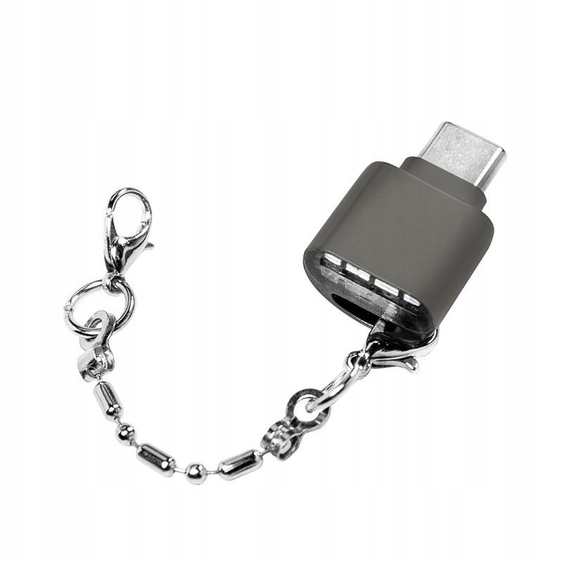 Czytnik kart microSD, Usb-c, typu brelok
