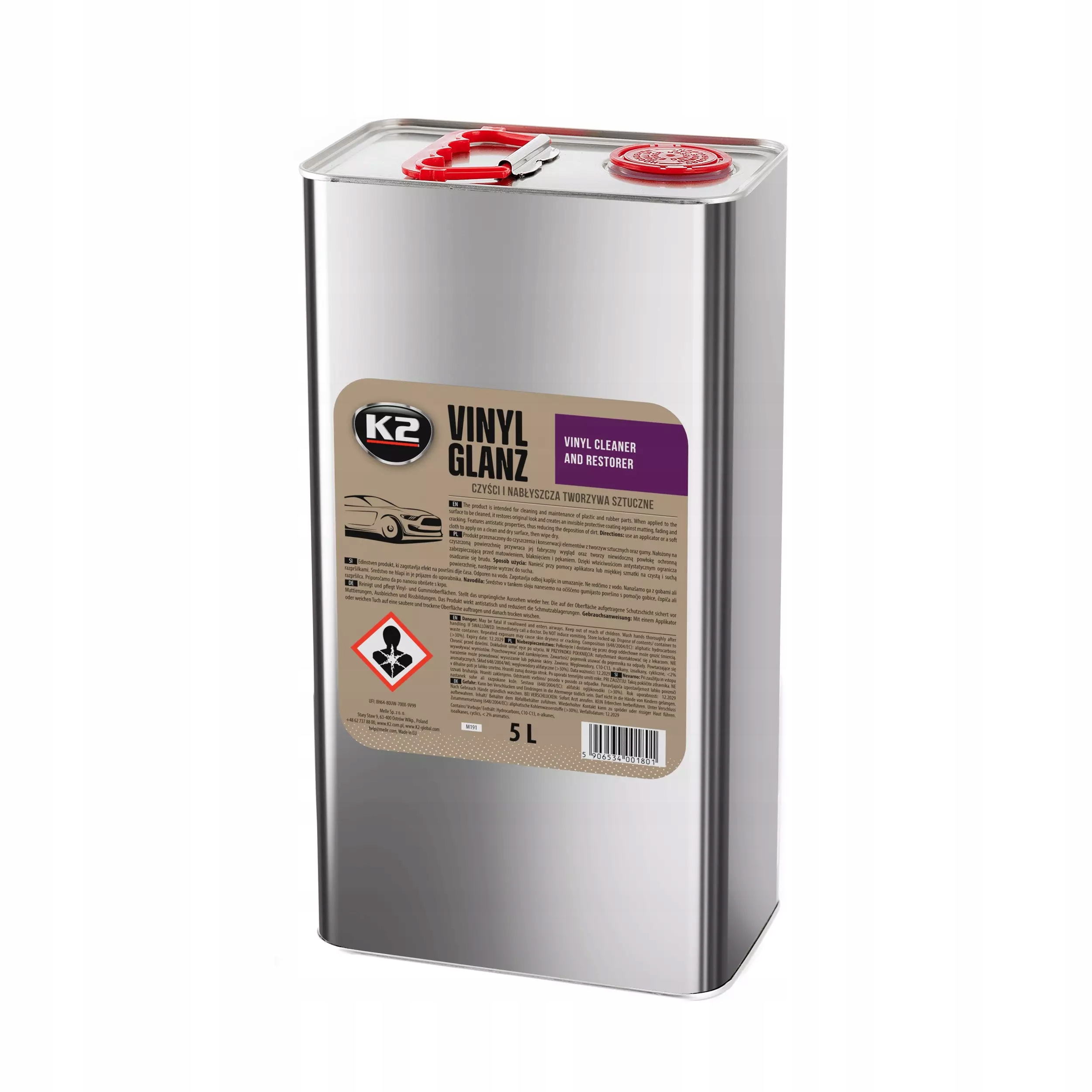K2-VINYL GLANZ 5L DO GUMY I PLASTIKOW - M191