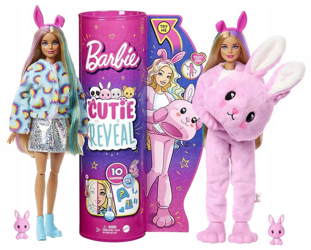 

Barbie Cutie Reveal Lalka W Przebraniu Króliczka