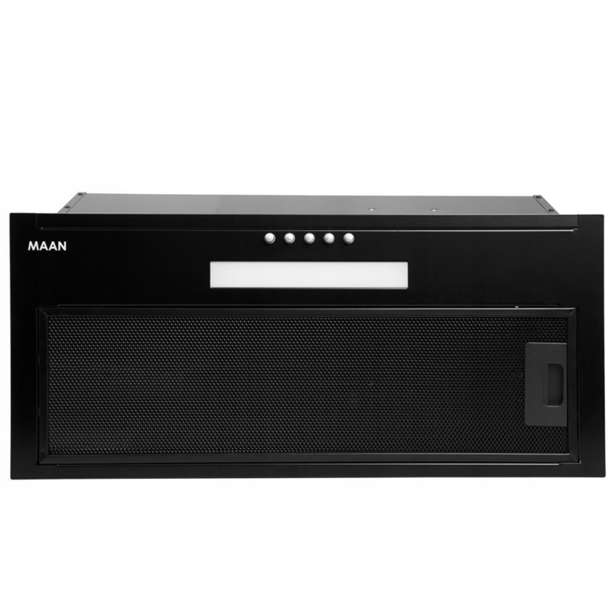 Okap kuchenny do zabudowy Maan Fiugi 2 60 320m3 LED Czarny Cichy Model Fiugi 2 60