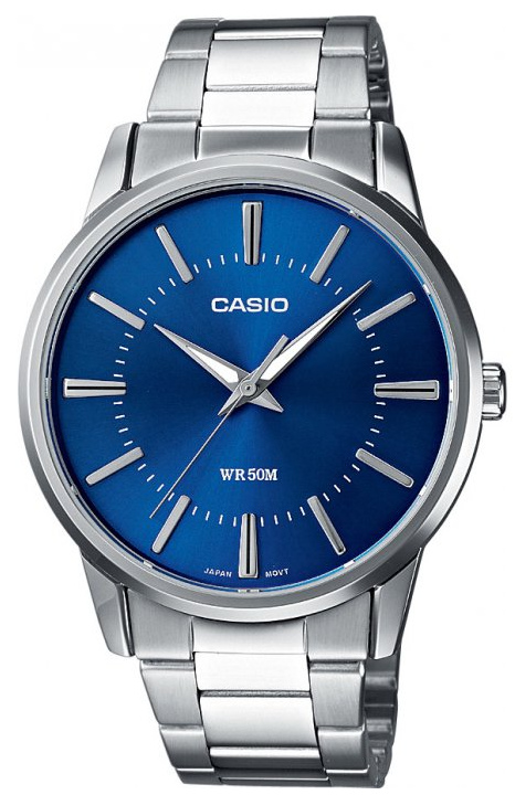 Casio pánské hodinky Casio MTP-1303D 2AVEF stříbrný modrý ciferník