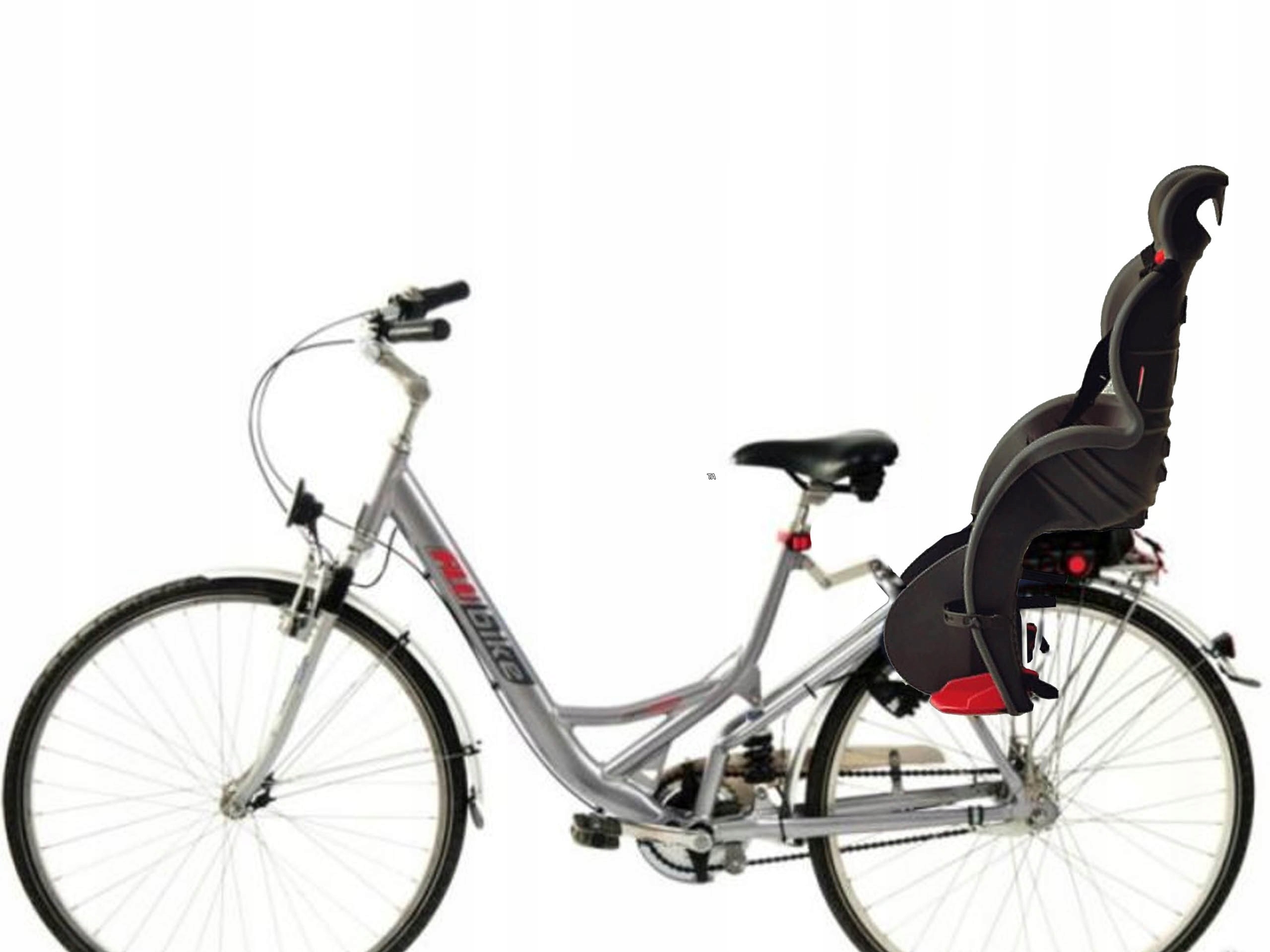 FOTELIK ROWEROWY MONTOWANY ROWER BAGAŻNIK HTP DESIGN SANBAS WŁOSKI CZARNY Marka HTP Design