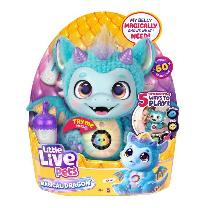 Little Live Pets Magiczny Smok Skye Maskotka Interaktywna 60 Dźwięków