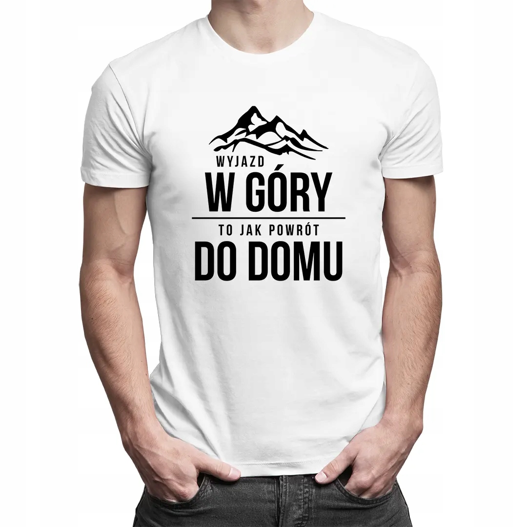 

Wyjazd w góry, to... - męska koszulka dla fana gór