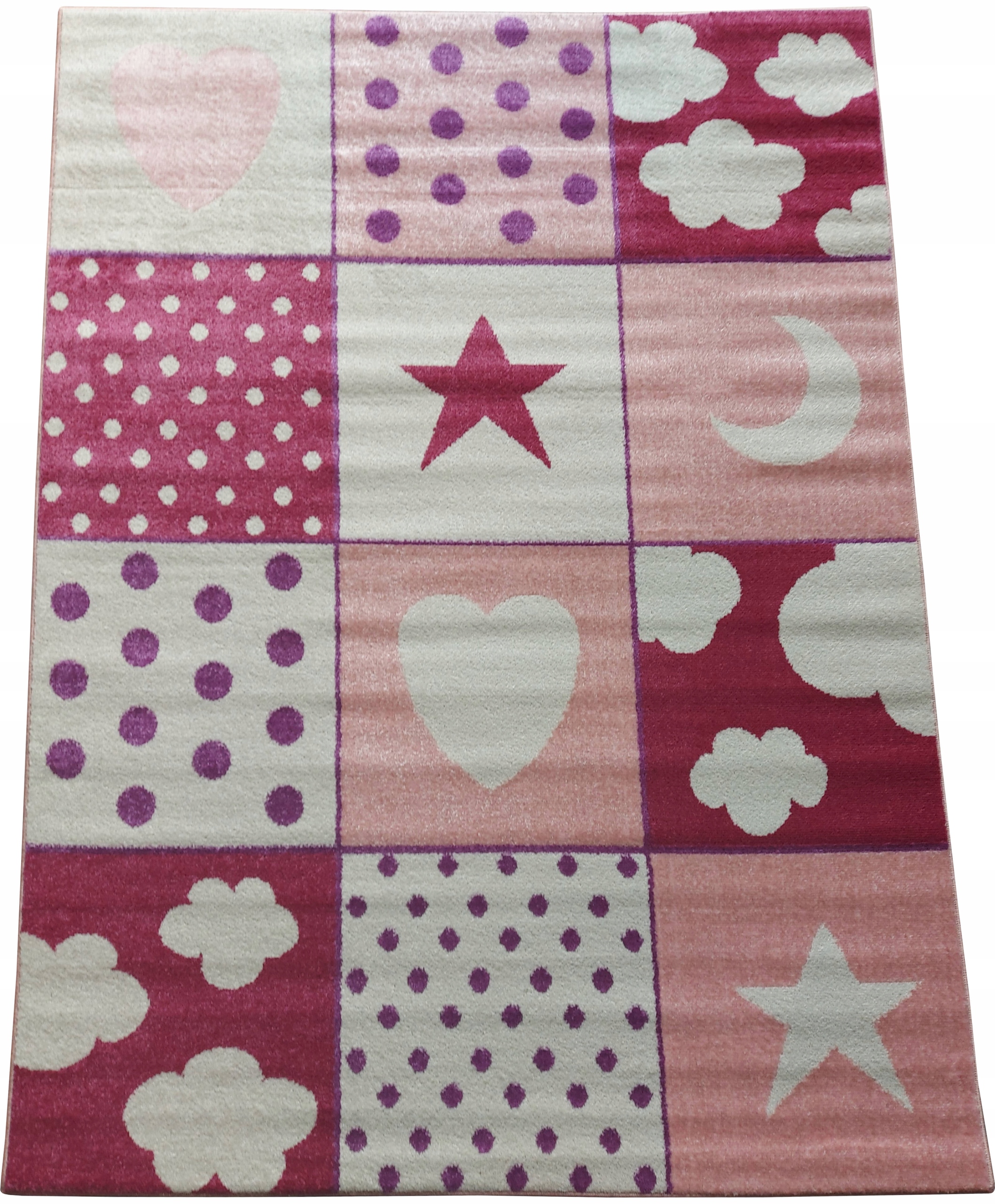 Koberec pro dívku růžový 160x220