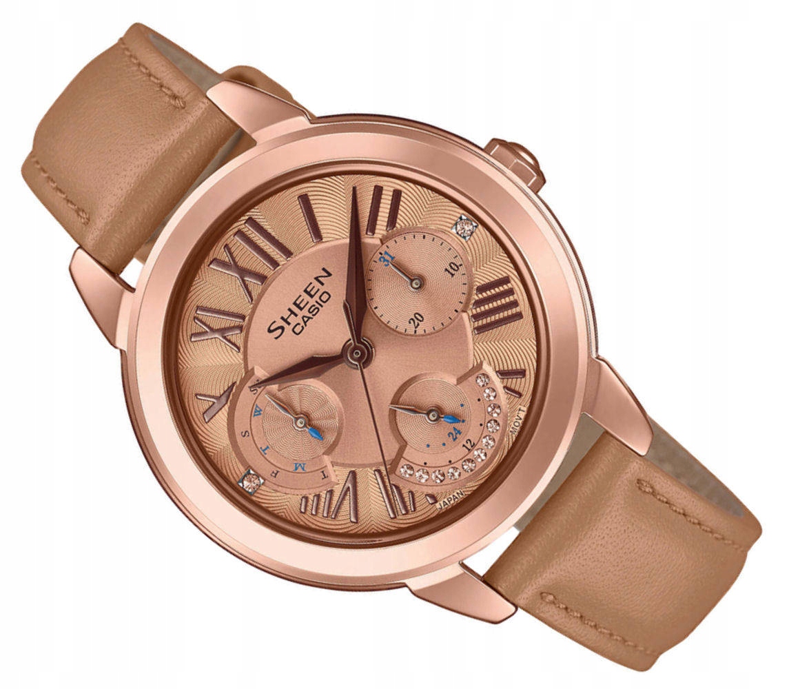 Hodinky Casio Sheen SHE-3059PGL-5A Swarovski