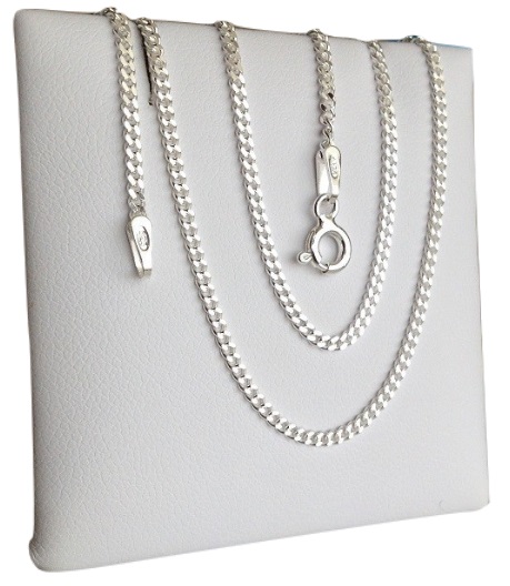 Łańcuszek Srebrny Pancerka + Krzyżyk SREBRNY Materiał Srebro