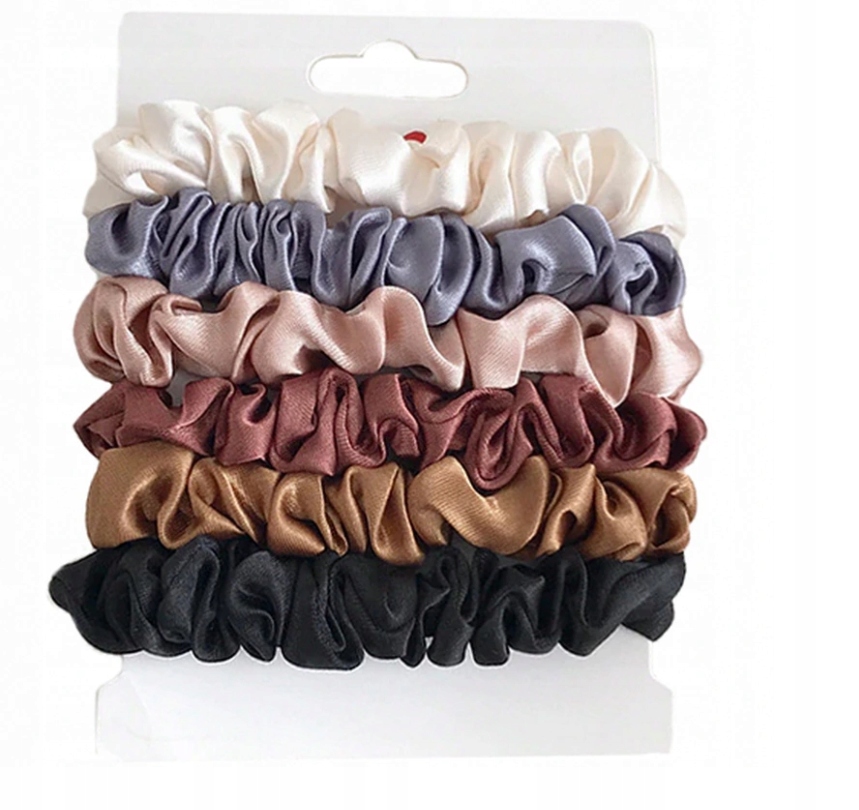 

Zestaw Scrunchies Gumka Do Włosów Gumki 6 Sztuk