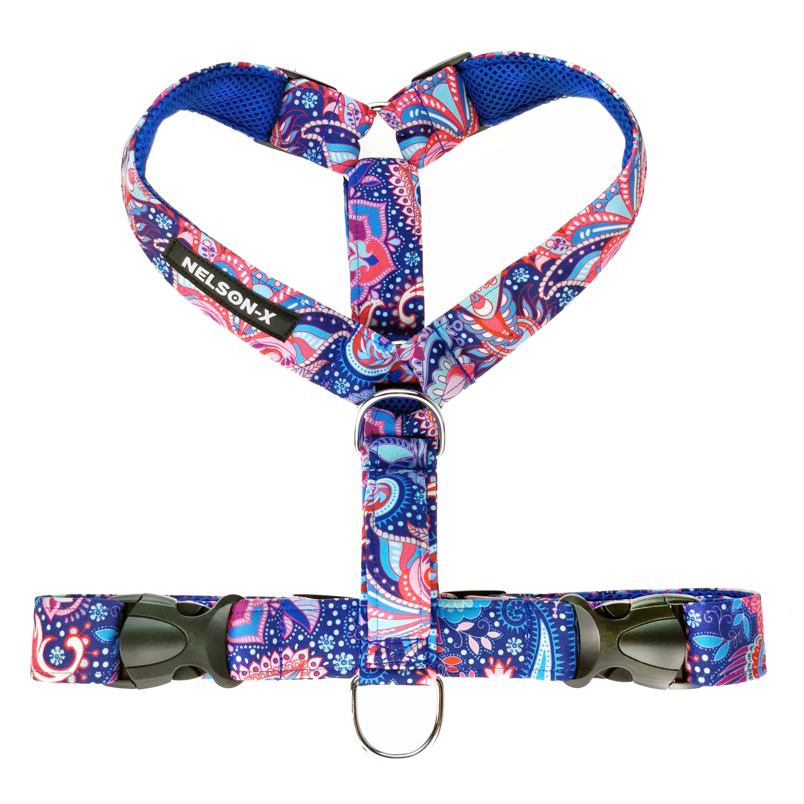 Levně Postroj Guard Pro Psa Nelson-x Floral Ultra Odolný, Vzorovaný, Velikost L