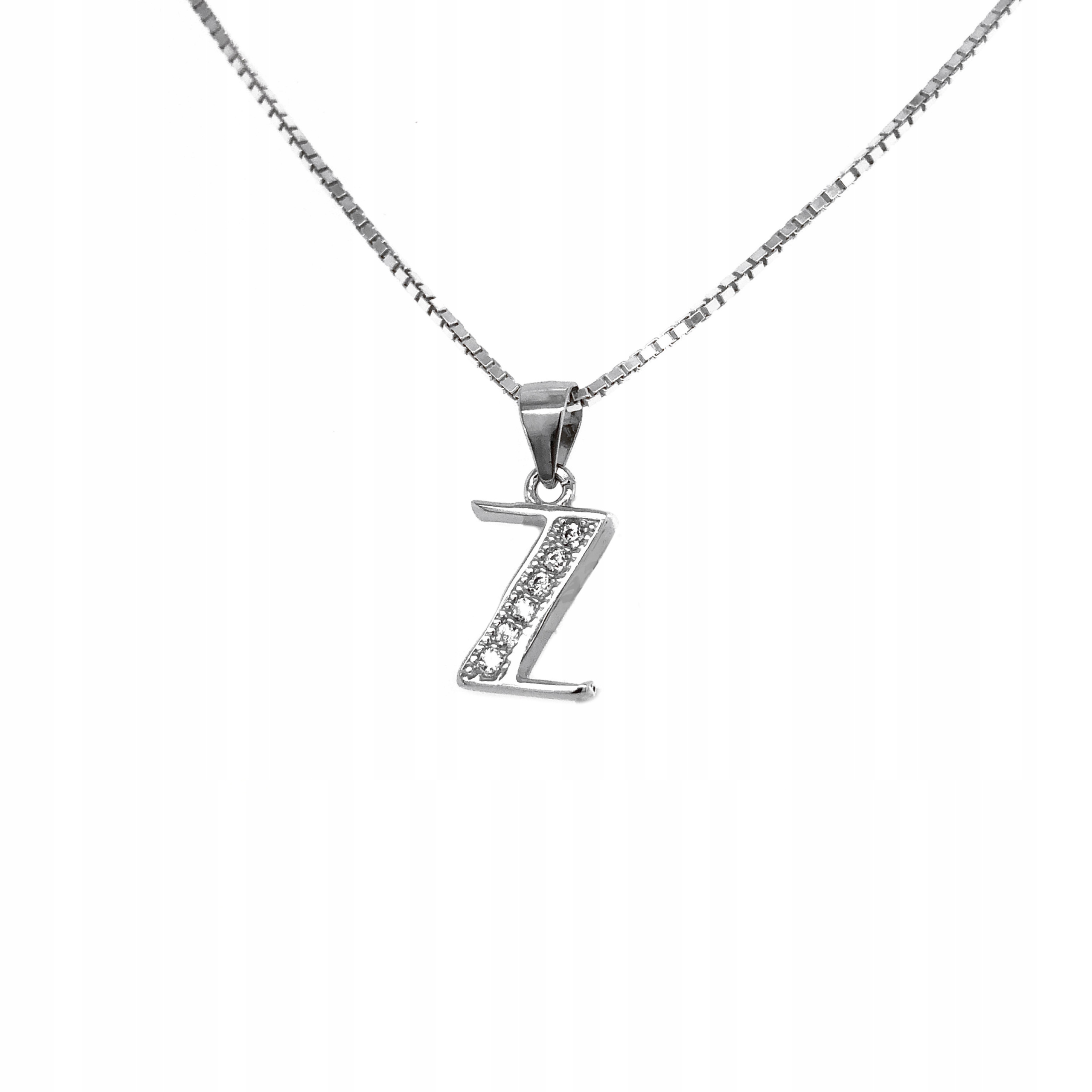 

Literka srebrna "z" wisior