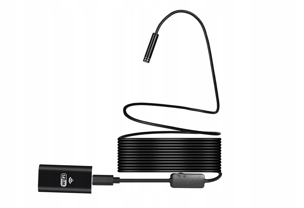 ENDOSKOP KAMERA INSPEKCYJNA WIFI USB 720p 8mm 5m