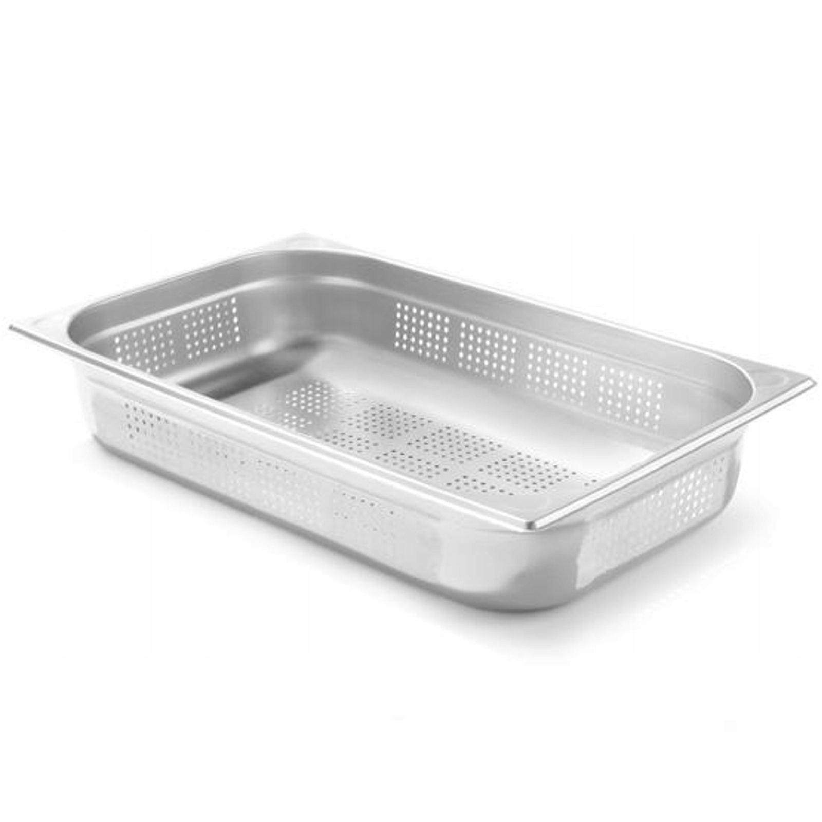 Nerezová Perforovaná Nádoba Gn 1/1 100 MM Gastronomická Hendi