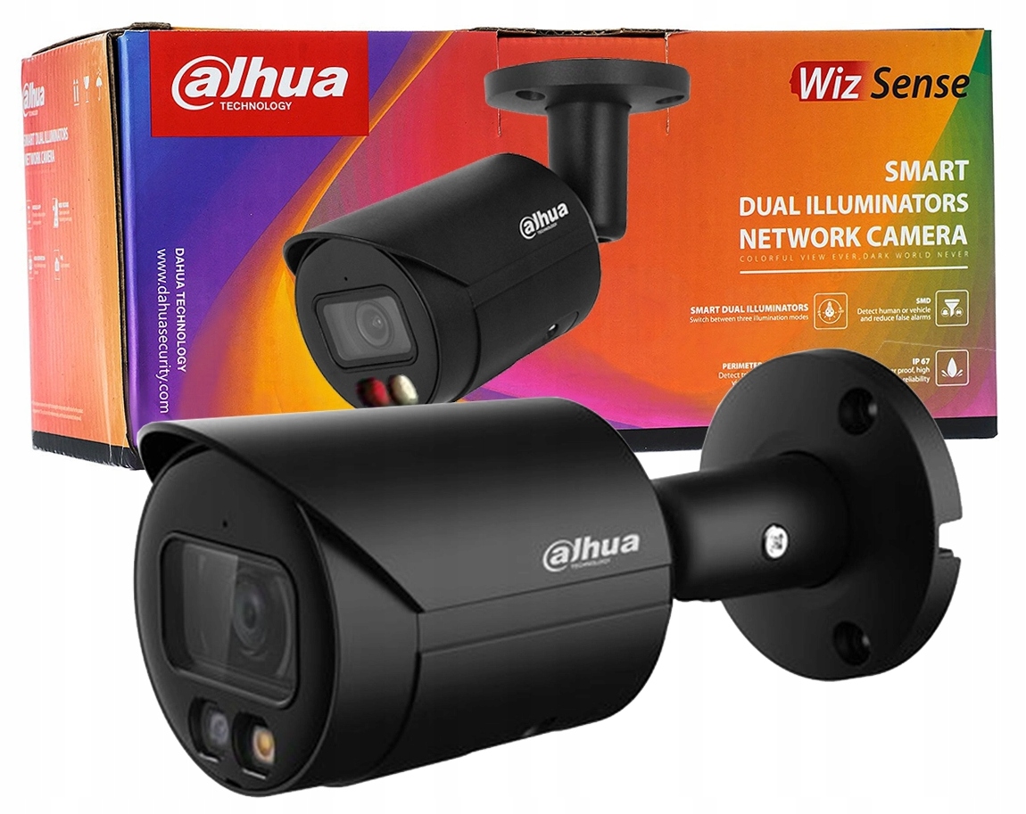 Ip kamera tubusová 8MPx Dahua IPC-HFW2849S-S-IL-0280B Black Čierna WizSense