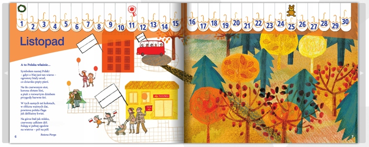 Kalendarz Przedszkolaka Pięciolatek Pakiet Box PWN Okładka twarda