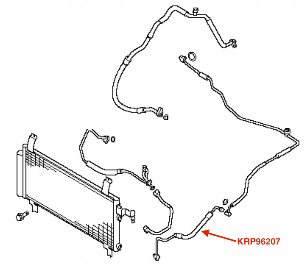PRZEWOD KLIMATYZACJI RURKA MAZDA 6 GG GY Car type Passenger cars