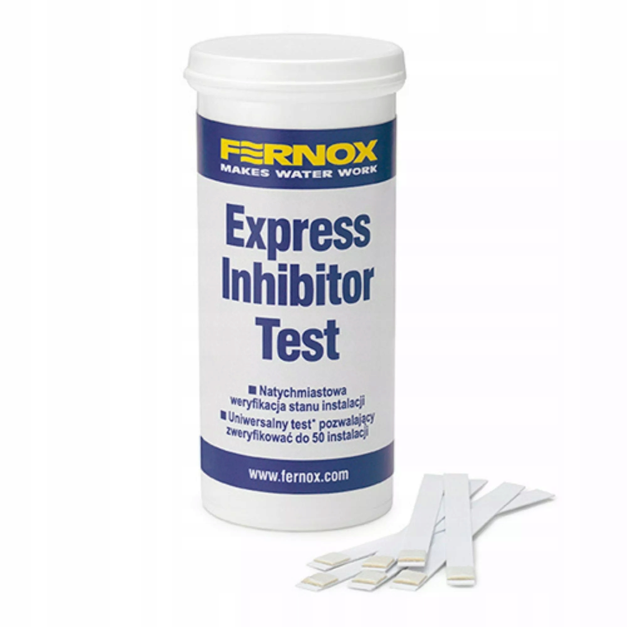 FERNOX Express Inhibitor Test Korozji Tester Analiza Stężenia F1 F9 x 5 szt