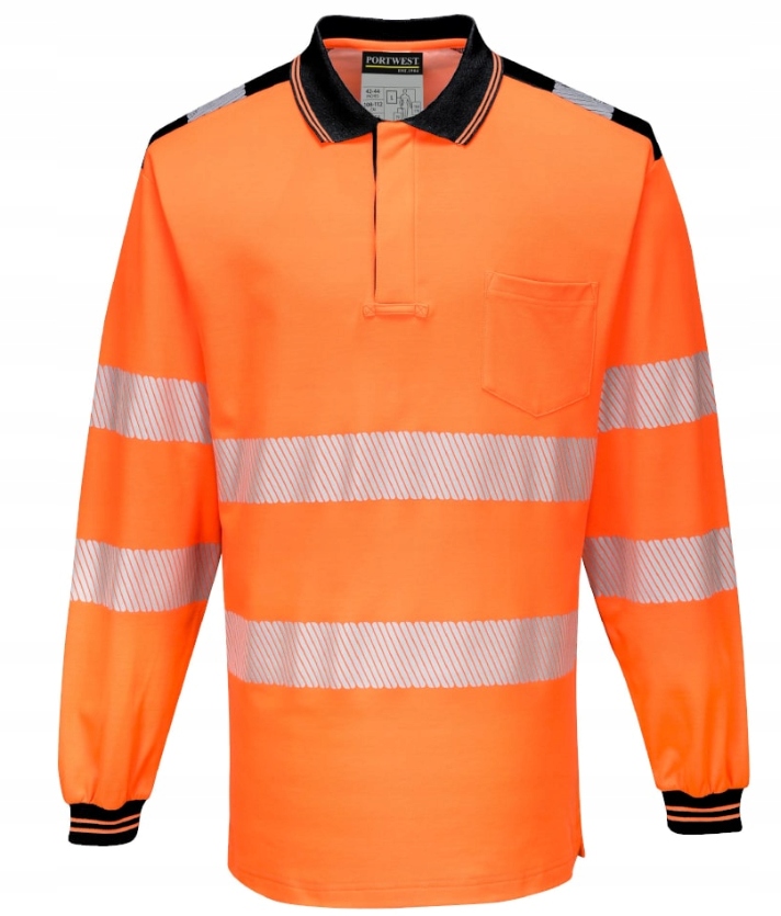 Рубашка поло предупреждение PW3 оранжевый r. M