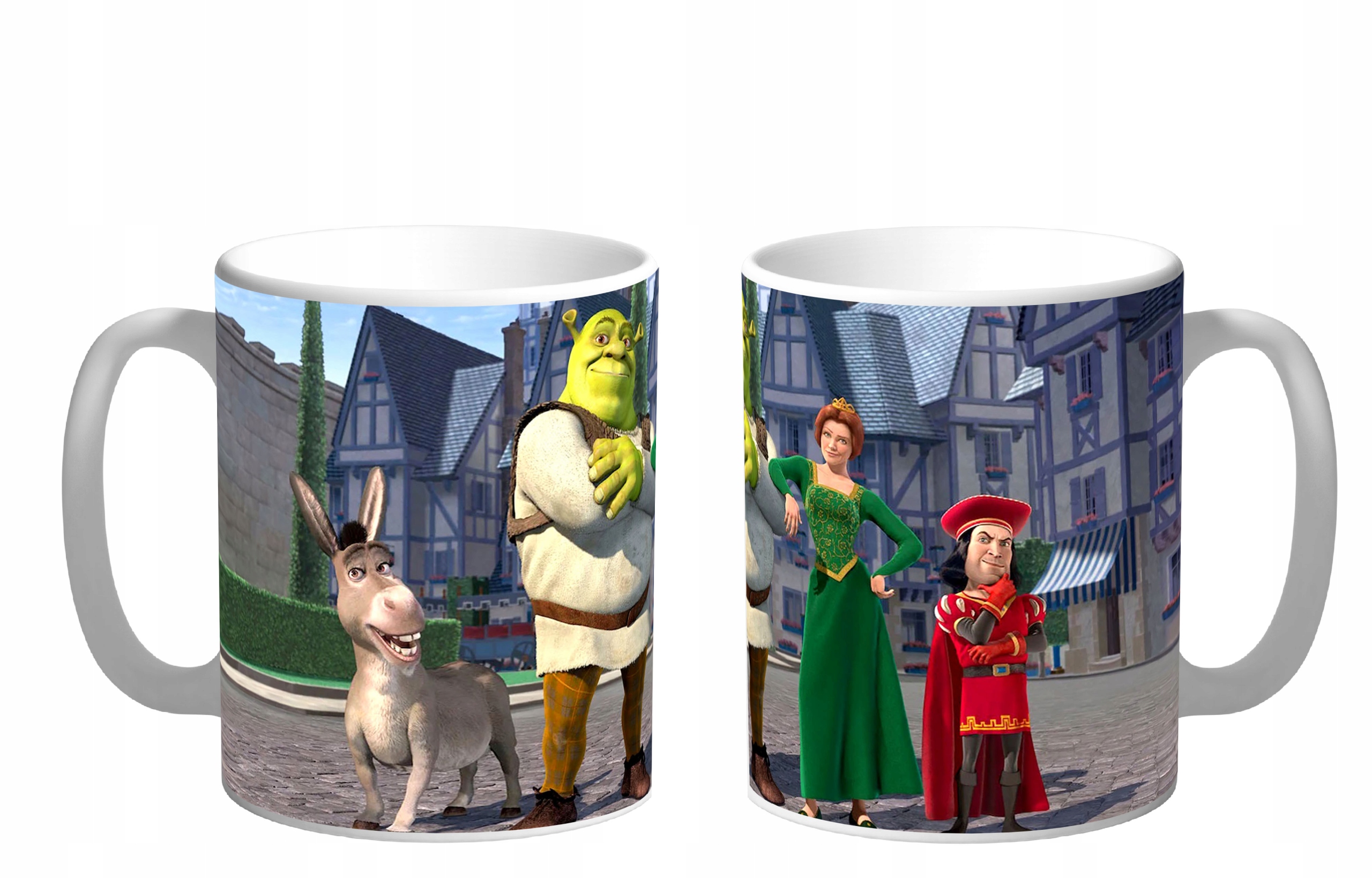 

Kubek Shrek Fiona Osioł Imię Kartonik