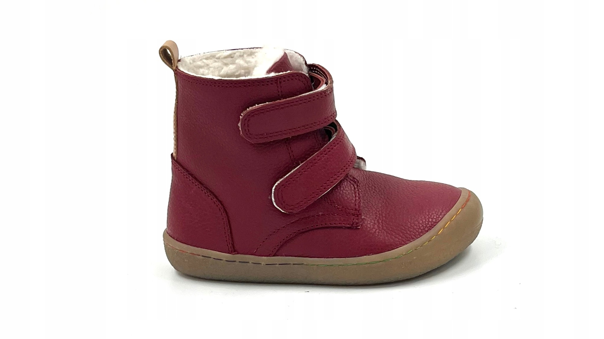 Buty zimowe barefoot dla dziewczynki Robin 2 red Minimus 29